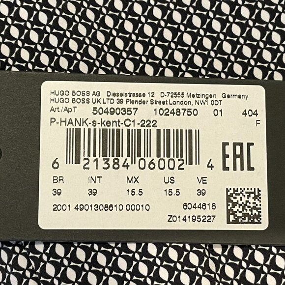 Hugo Boss Performance Dress Shirt Blue 39/15.5 - Picture 4 of 9